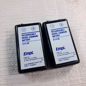 Empi set 2 Rechargeable Battery Nickel Cadmium 8.4 Volt 200008/Varta for parts